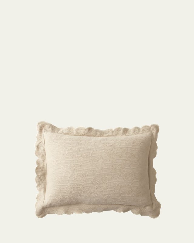 Alice Floral Matelasse Boudoir Sham